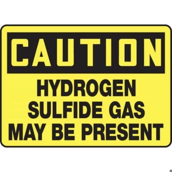 Accuform OSHA CAUTION SAFETY SIGN HYDROGEN MCHL613XT MCHL613XT - main